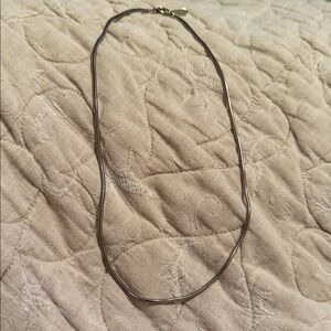 Vintage Whiting and Davis Silver Tone Metal Necklace